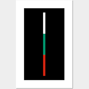 Bulgaria Flag Style Stripe Posters and Art